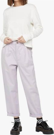 Volcom Womens Frochickie Trouser In Lavender