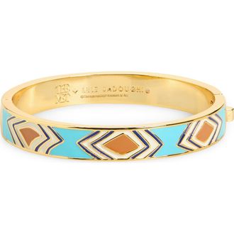 Lele Sadoughi x The Met Enamel Bangle in Turquoise at Nordstrom