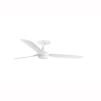 Netlighting Punt Recessed 130cm Ceiling Fan Matt White
