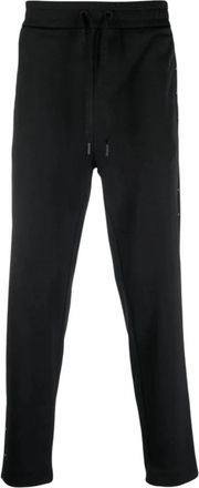 Moncler Rivet Joggers - Heren - Slim Fit Broeken - Zwart - M - Polyester - Broeken