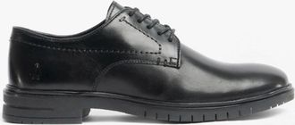 Hush Puppies Mens Hush Puppies STERLING Mens Leather Derby Shoes Black - Size: 10