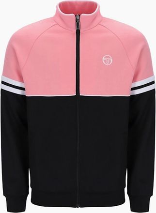 Sergio Tacchini Mens Sergio Tacchini Orion Track Top Jacket Geranium Pink/Black/White - Size: 42/Regular