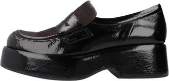 Pons Quintana Stijlvolle Fliper Loafers voor Vrouwen - Dames - Loafers - Zwart - 39 EU - Schoenen