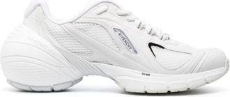 Givenchy Witte Mesh Lage Sneakers - Heren - Sneakers - Wit - 40 EU - Leer - Schoenen