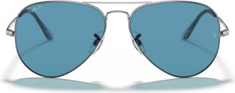 Ray-Ban Sunglasses, unisex, Gray, Size: 58 MM Rb3689 Aviator Metal II
