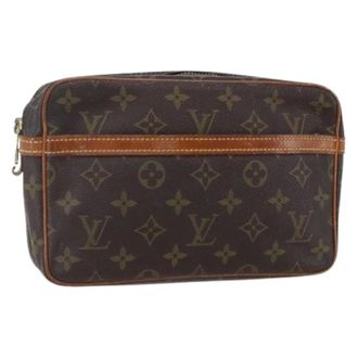 Louis Vuitton Clutch Vintage in Tela Pre-owned - - Pre-owned - Donna - Marrone - ONE SIZE