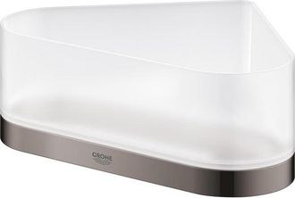 GROHE Selection Douchetray - 17x17x20x8.5cm - hoekmodel - wandmontage - hard graphite