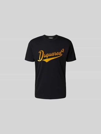 Dsquared2 T-Shirt mit Label-Print in Black, Gr&ouml;&szlig;e S