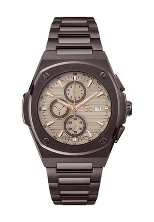 Gc Gc Y99013G1MF Mens Coussin Shape Watch - Brown - One Size