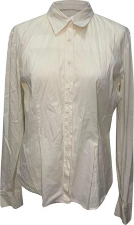 Joseph Joe Longsleeve Button Up Shirt in White Cotton