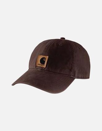Carhartt Work in Progress Mens Carhartt Dark Brown Canvas Cap - Size: ONE size