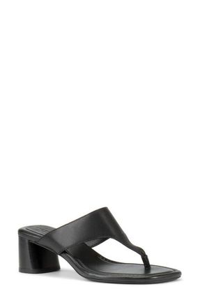 Vagabond Evie Block Heel Flip Flop in Black at Nordstrom, Size 10Us