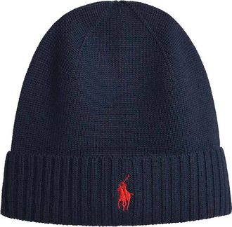 Polo Ralph Lauren Navy Wool Beanie