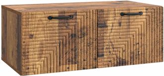 vidaXL Mueble Para Tv De Pared Madera Envejecida 78,5 X 41 X 30 Cm Vidaxl