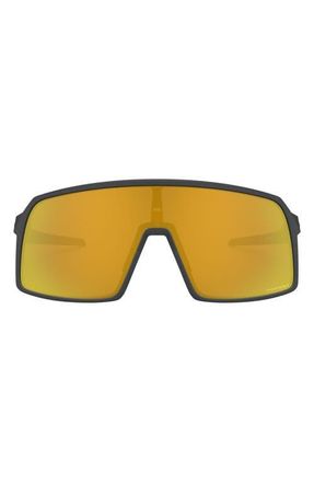 Oakley Sutro 137mm Prizm Shield Sunglasses in Matte Black at Nordstrom
