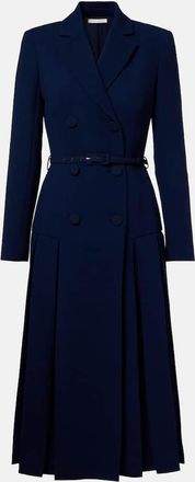 Emilia Wickstead Chaney wool cr&ecirc;pe midi dress