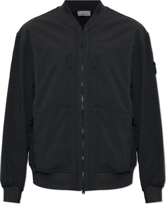 Stone Island Giacca Bomber Impermeabile - - Jackets - Uomo - Nero - S