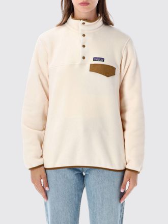Patagonia Pullover in pile Synchilla con collo alto e chiusura a bottoni