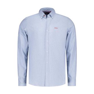 New Zealand Auckland Heren, Overhemden, Blauw, Maat: 2XL