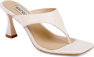 Badgley Mischka Whitley Flip Flop in Ivory at Nordstrom, Size 7.5
