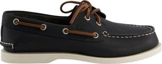Timberland Klassieke Bootschoen - Dames - Bootschoenen - Blauw - 39 EU - Leer - Schoenen