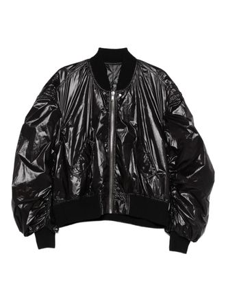 Rick Owens secchia flight bomber jacket - women - Recycled Polyamide - 40 - Black