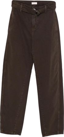 Liu Jo Broek met ceintuur en zijzak - Bruin