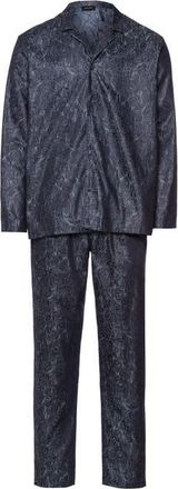 Hanro Selection Satin Cotton Pajama Set in Nightshade at Nordstrom, Size Medium