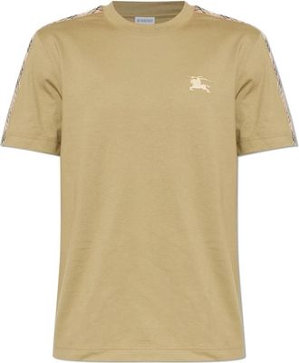 Burberry T-shirt Seth - Heren - T-shirts - Beige - XS - Katoen - Tops