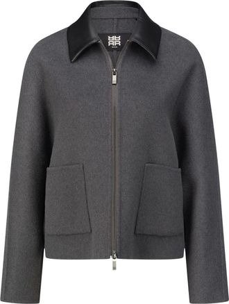 Riani Chaqueta con cuello de contraste - Jackets - Mujer - Gris - XL