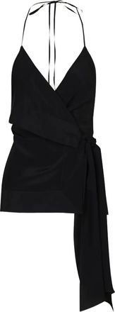 Johanna Ortiz Gentle wrap top - Black