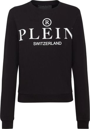Philipp Plein Iconic Sweatshirt - Dames - Sweatshirts - Zwart - M - Katoen - Hoodies & sweatvesten