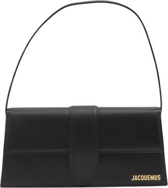 Jacquemus Le Bambino Long Strap Shoulder Bag - Dames - Handtassen - Zwart - ONE Size - Tassen