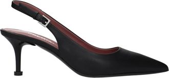 Premiata M7014 Slingback Pump - Dames - Pumps - Zwart - 37 EU - Leer - Schoenen
