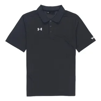 Under Armour Mens Under Armour Casual Sports lapel Training Breathable Short Sleeve Polo Shirt Gray 21500537-010