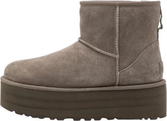 UGG Klassieke Mini Platformlaarzen - Dames - Winterlaarzen - Grijs - 40 EU - Schoenen