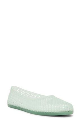 Steve Madden Gyzmo Perforated Jelly Flat in Mint at Nordstrom Rack, Size 8