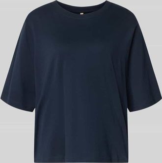 Soyaconcept Boxy Fit T-Shirt aus Bio-Baumwolle Modell Derby in Marine, Gr&ouml;&szlig;e XL