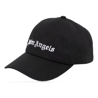 Palm Angels Classic Logo Cap Black White PMLB003C99FAB0011001