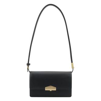 Pourchet Dames, Tassen, Zwart, Maat: ONE Size Leer