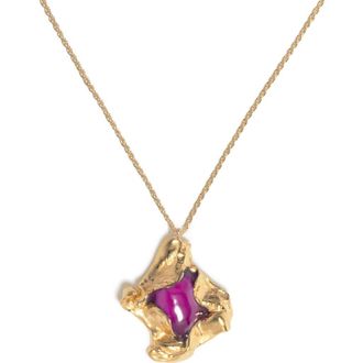 Completedworks Resin Pendant Necklace in Pink at Nordstrom