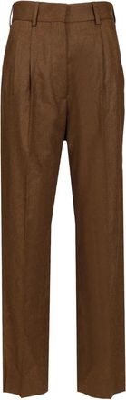 Blaz&eacute; Milano Broeken, Dames, Bruin, S, Leer, Renard Fox Broeken