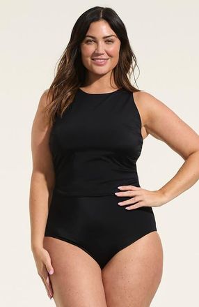Lands End Tugless Portrait Back Set in Black at Nordstrom, Size 3X