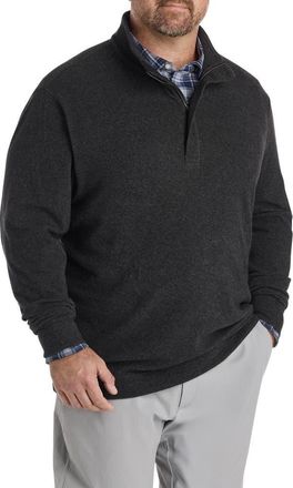 Vineyard Vines Big & Tall Calmwater 1/4-Zip Pullover in Nocturne at Nordstrom, Size 4X Big