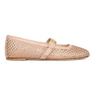 Stuart Weitzman Ballerinas, female, Pink, Size: 8 1/2 US Ballerina Cristalli Mary Jane con Cinturini