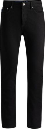 HUGO BOSS Slim-fit jeans in black stretch denim