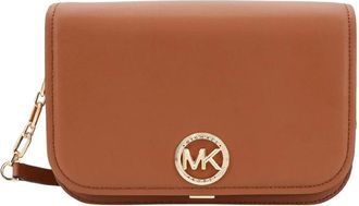 Michael Kors Medium Delancey Leather Messenger Bag