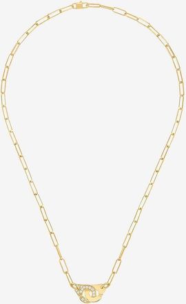 Dinh Van Halskette aus Gelbgold und Diamanten Menottes R10
