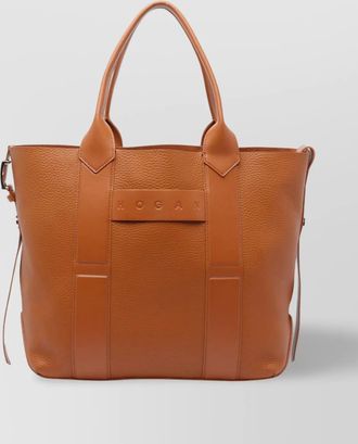 Hogan leather tote bag with detachable strap