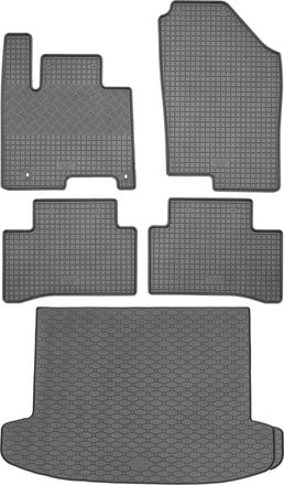 OEM Hyundai Tucson Ii Suv De Diciembre De 2020 Set - Alfombrillas De Goma Para Coche + Alfombrilla Para Maletero